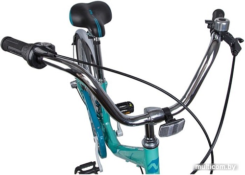 Велосипед Novatrack Ancona 24 (зеленый, 2019)