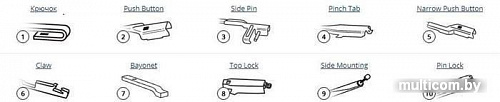 Щетка стеклоочистителя Bosch L+R 650mm/530mm 3397007638
