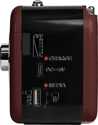 Радиоприемник Ritmix RPR-033 (шоколадный)