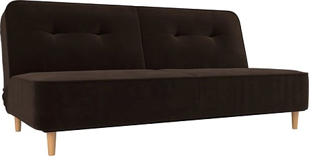 Диван Mebelico Портленд 108747 (БНП, микровельвет, коричневый)