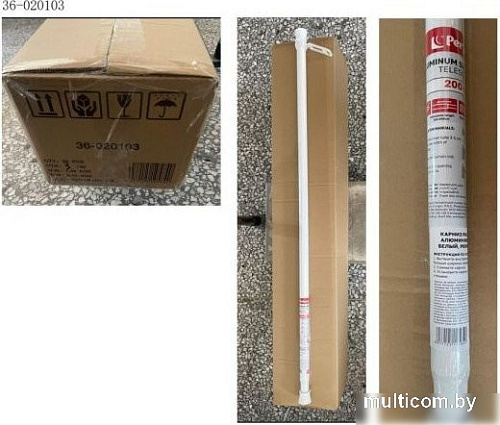 Карниз для ванны Perfecto Linea 36-020103 (2м, белый)