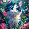 Феникс+ Котенок на лужайке 68590