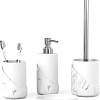 Аксессуары для ванной и туалета FORA Marble Light (4 предмета)