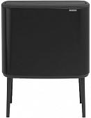 Brabantia Bo Touch Bin 3x11 л (черный матовый)