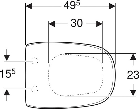 Сиденье для унитаза Geberit Citterio 500.540.01.1