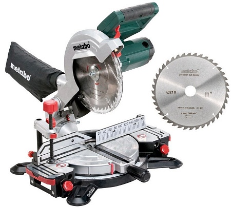 Торцовочная пила Metabo KS 216 M Lasercut Set 690874000