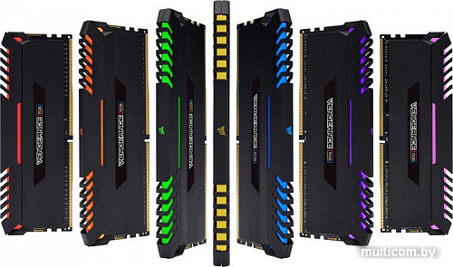 Оперативная память Corsair Vengeance RGB 8x8GB DDR4 PC4-21300 [CMR64GX4M8A2666C16]