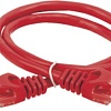 Кабель ITK RJ45 - RJ45 PC04-C5EU-3M (3 м, красный)