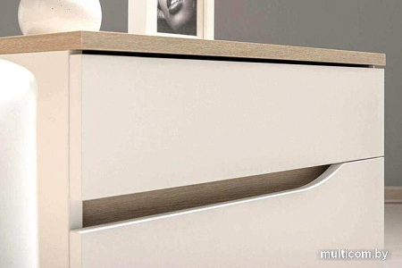 Комод Mobi Муссон 13.97 (белый шагрень/дуб эндгрейн элегантный)