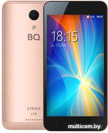 Смартфон BQ-Mobile Strike LTE (розовое золото) [BQ-5044]