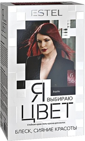 Крем-краска для волос Estel Я Выбираю Цвет 6/56 бордо
