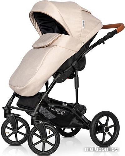 Универсальная коляска Riko Basic Bella Life (3 в 1, 05, mokka)