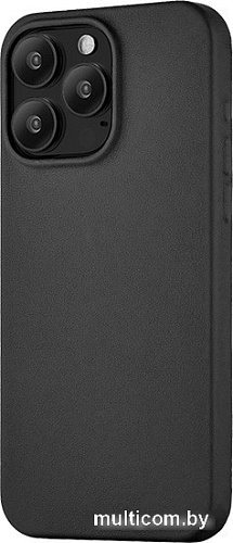 Чехол для телефона uBear Capital Leather для iPhone 15 Pro Max (черный)
