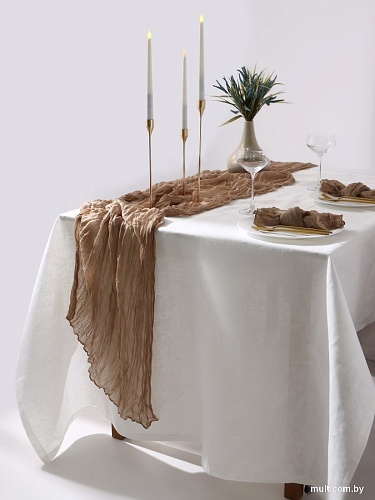 Дорожка на стол Этель 10875215 (бежевый)