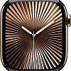 Умные часы Apple Watch Series 10 LTE 46 мм (титановый корпус, золотистый/золотистый, миланская петля M/L)