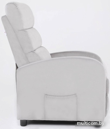 Реклайнер Calviano 2164 (велюр серый)