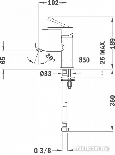 Смеситель TEKA Alaior 55.346.02.00