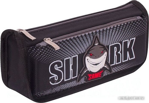 Пенал Юнландия Shark 270271 (черный)