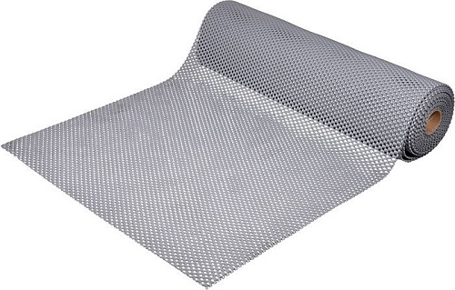 Ковровая дорожка Vortex Шашки 90x1000 24071 (серый)