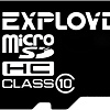 Карта памяти Exployd microSDHC 8GB EX008GCSDHC10-W/A-AD