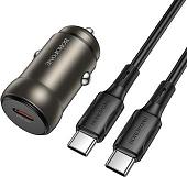 Автомобильное зарядное Borofone BZ32 USB Type-C (золотистый)