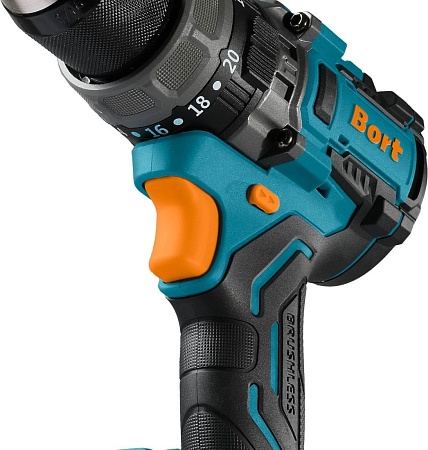 Ударная дрель-шуруповерт Bort BAB-21Ix2Li-XDK 93414943 (с 2-мя АКБ, кейс)