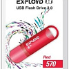 USB Flash Exployd 570 8GB (красный)