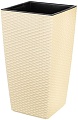 Кашпо El Casa Камелия 640379 (ротанг/слоновая кость)