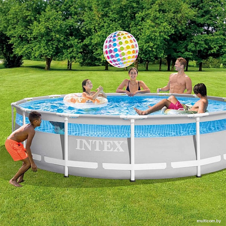 Каркасный бассейн Intex Prism Frame Clearview 26722 (427х107)
