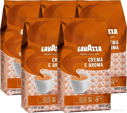 Кофе Lavazza Crema e Aroma в зернах 5х1 кг