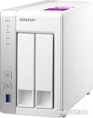 Сетевой накопитель QNAP TS-231P2-1G
