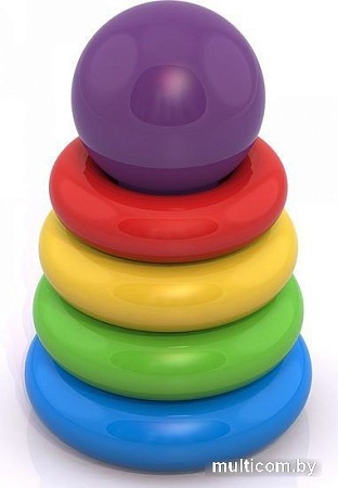 Развивающая игрушка Нордпласт Пирамидка Мини 409