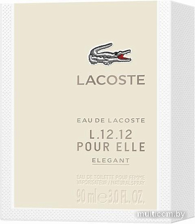 Lacoste L.12.12 Pour Elle Elegant EdT (90 мл)