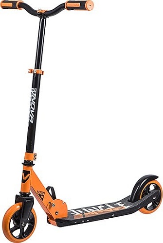 Самокат Novatrack Jungle 145 Pro (черный/оранжевый)