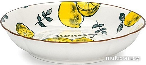 Тарелка глубокая Fissman Limoncello 6038