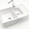 Кухонная мойка MARRBAXX Карельский камень модель 210/G31 (белый)