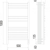 Полотенцесушитель TERMINUS Классик П12 500x1000 (быстрое прикосновение, RAL 9003 белый)