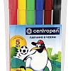 Фломастеры Centropen Пингвины 7790 0686 (6 цв)