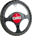 Оплетка на руль Autoprofi AP-396 BK (M) (черный)