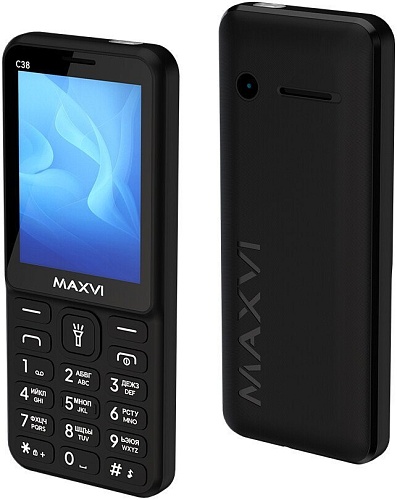 Телефон Maxvi C38 (черный)