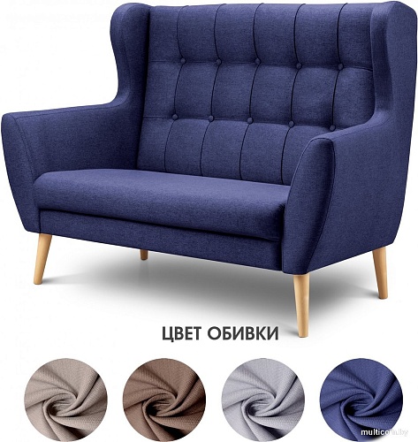 Диван Mio Tesoro Фиджи (Madagaskar 08/натуральное дерево)