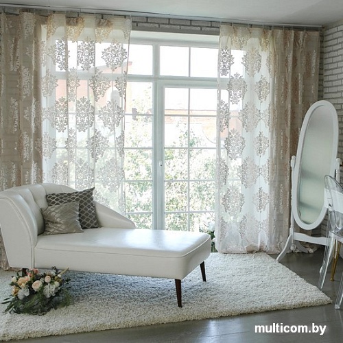 Штора Этель Ренессанс Белое золото 2902353 1.7x2.65 м (1 шт)