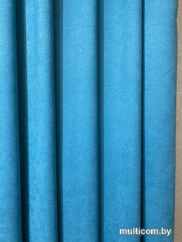 Штора Ника Зварико 777250-12482 2x2.5 м (мятно-бирюзового/голубого)