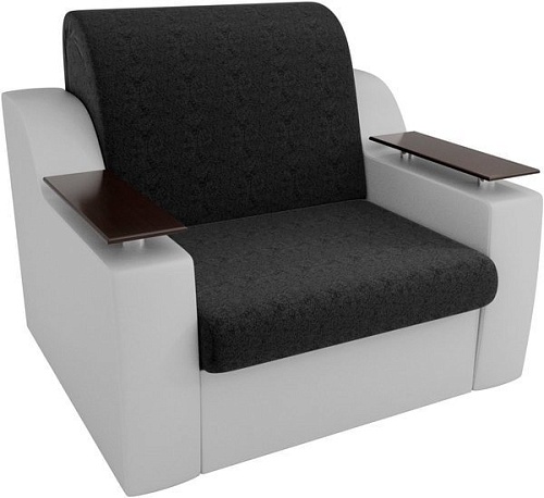 Кресло Лига диванов Сенатор 100698 60 см (черный/белый)