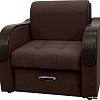 Кресло Сириус Лидер-1 НПБ 105x110 (Eva 04 велюр темно-коричневый)