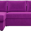 Угловой диван Mio Tesoro Верона левый (микровельвет, фиолетовый)