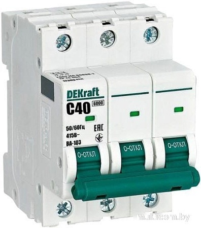 Выключатель автоматический DEKraft 12309DEK
