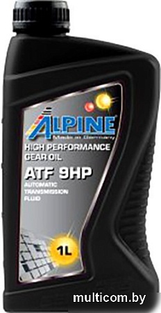 Трансмиссионное масло Alpine ATF 9HP 0101921 1л