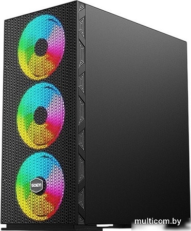 Корпус Soeyi AX8-B20 Tempered Glass