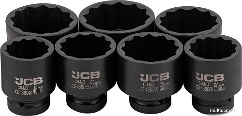 Набор головок слесарных JCB 8071-9MPB (65107)